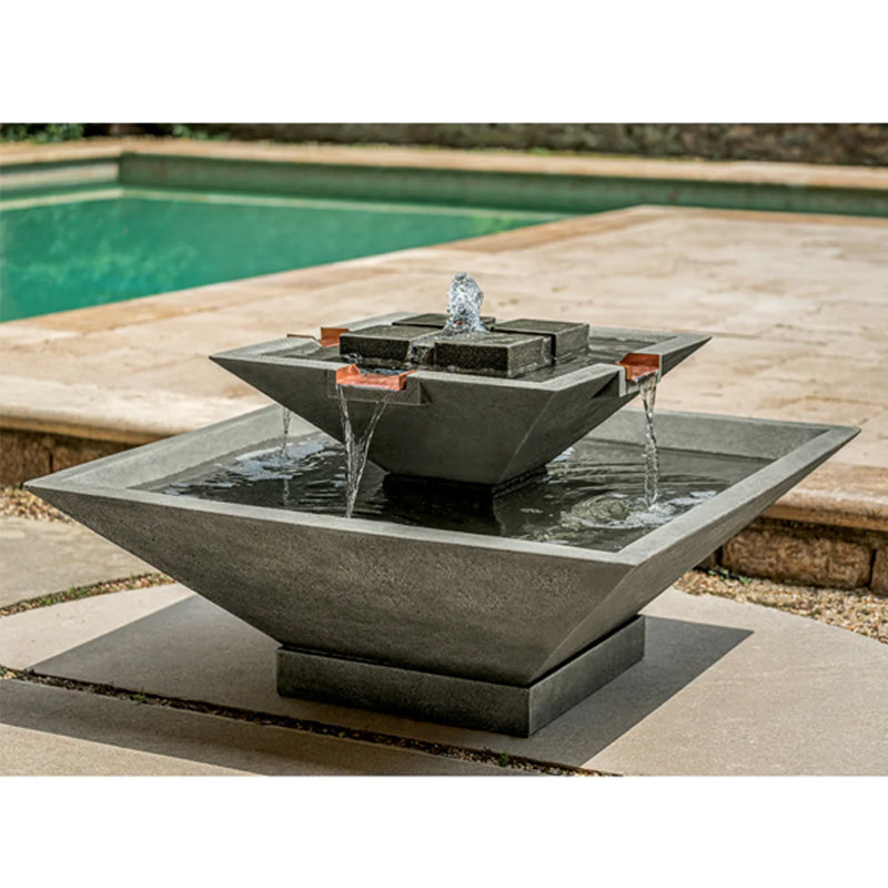 outdoor fountain Facet Modern