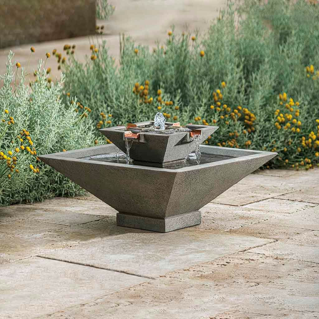 garden fountain facet modern