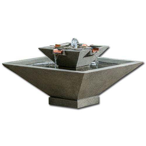 Small Facet Modern Garden Fountain