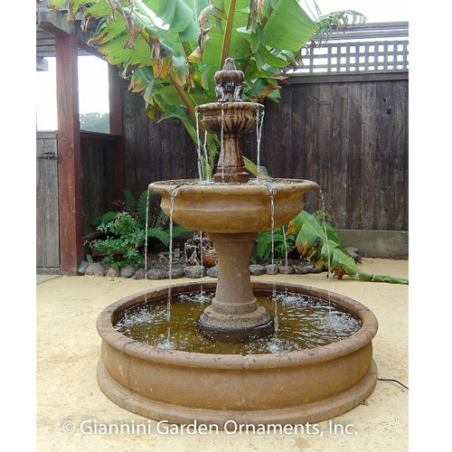 Fleur De Lis Pond Fountain