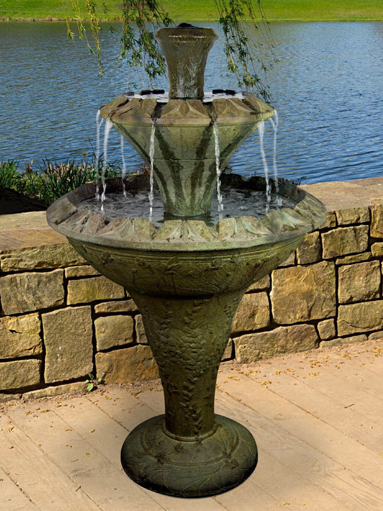 garden fountain Flora Two-tier Henri