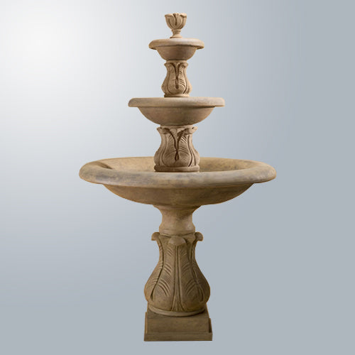 outdoor fountain Folium Three Tier