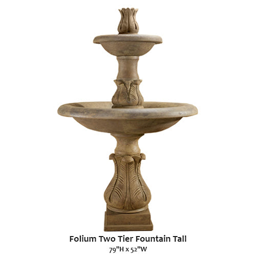 Folium Two Tier Fountain Tall