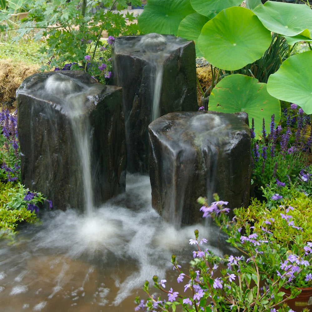 outdoor fountain Triple Column Fountain