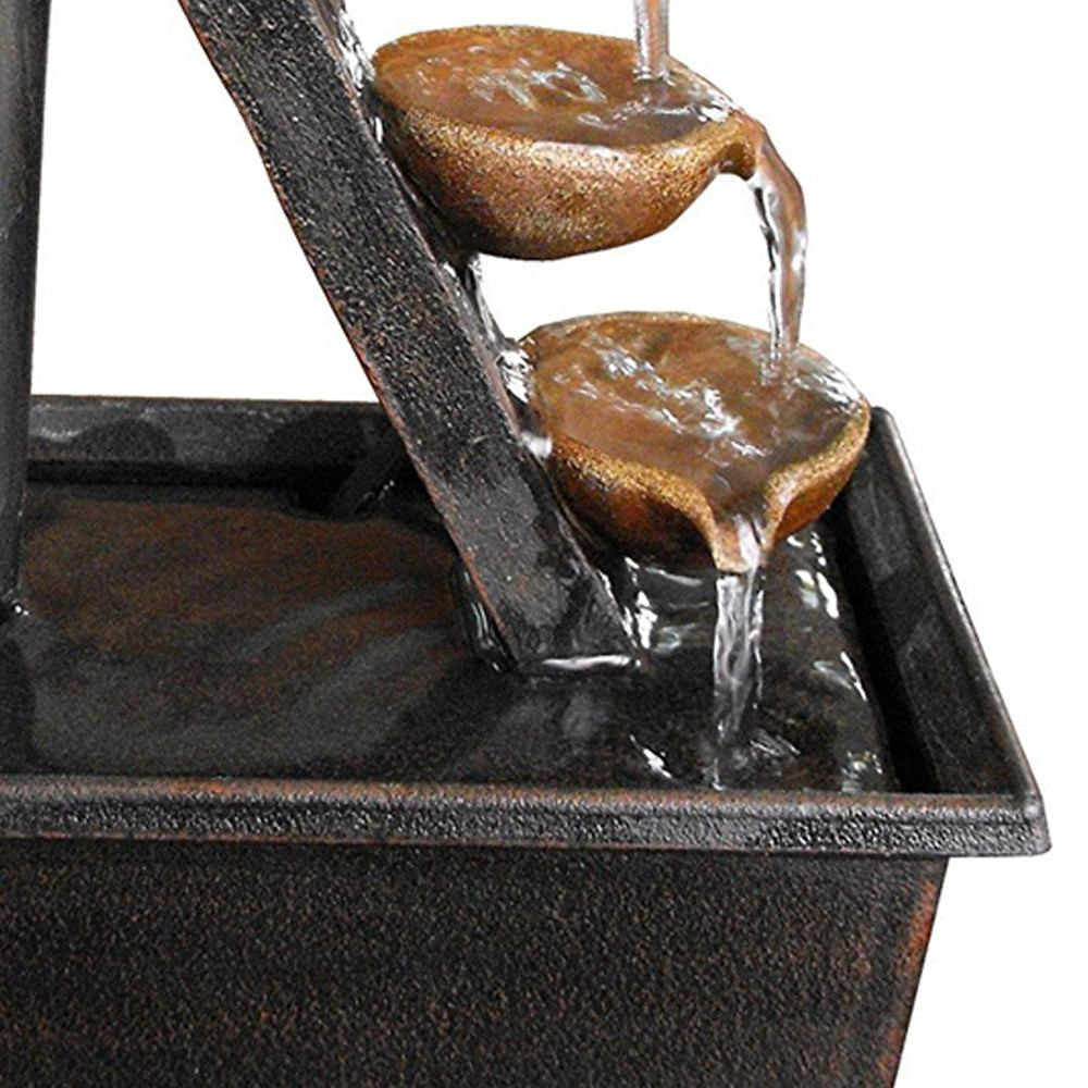 Four Tiered Step Tabletop Fountain