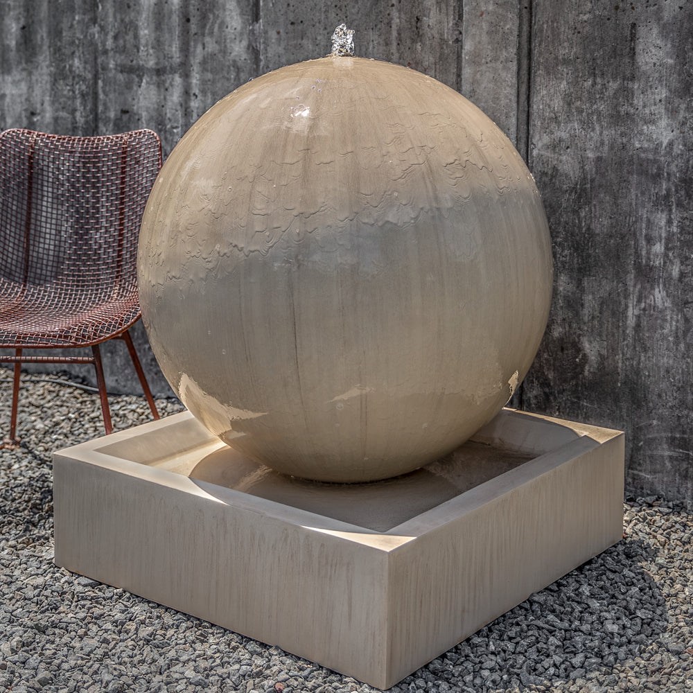 Large Sphere Garden Fountain