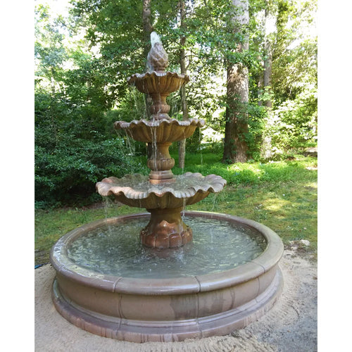 Garda Three Tier Pond Fountain