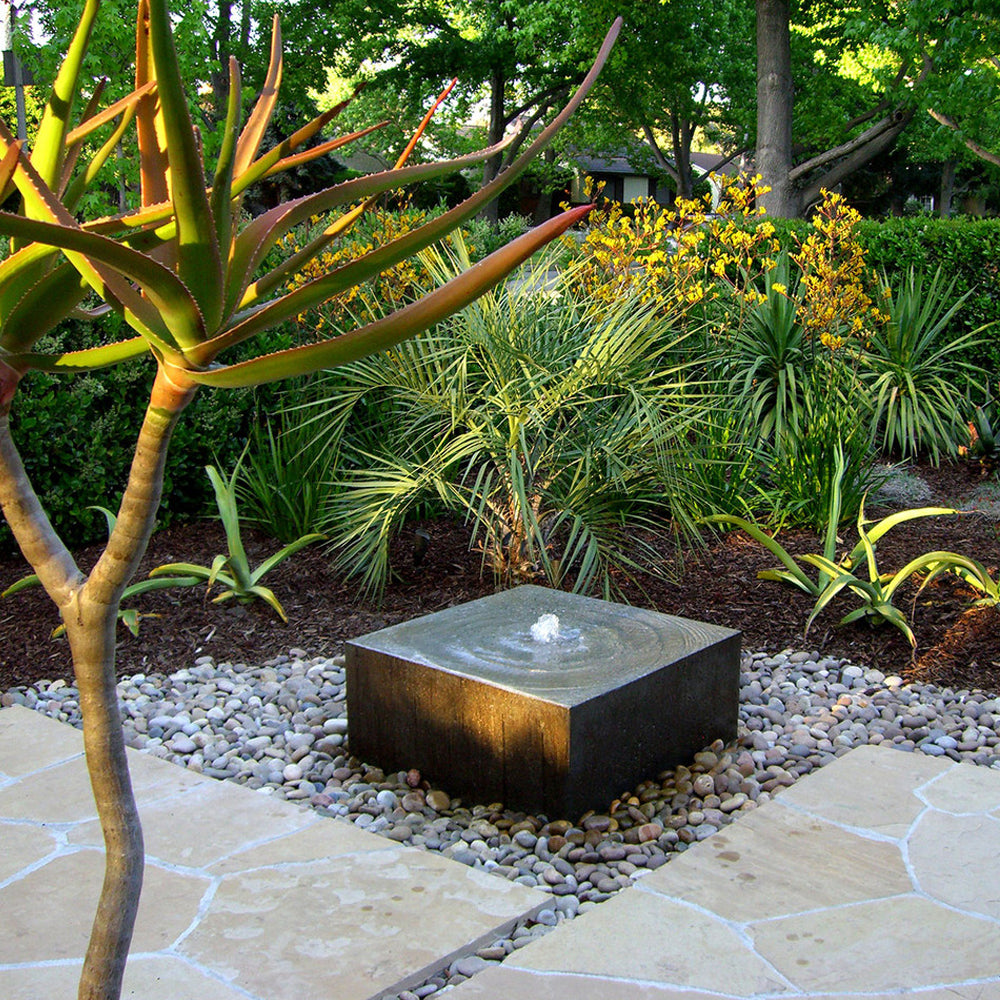 Heiho Basalt Stone Outdoor Fountain