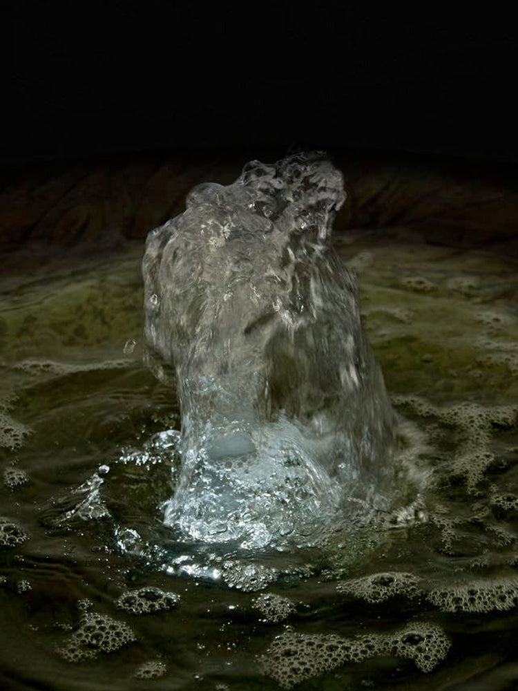 garden fountain stone cascade