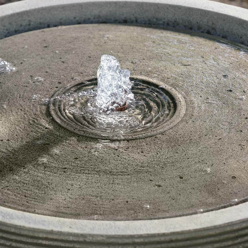 Longitude Round Ribbed Garden Fountain