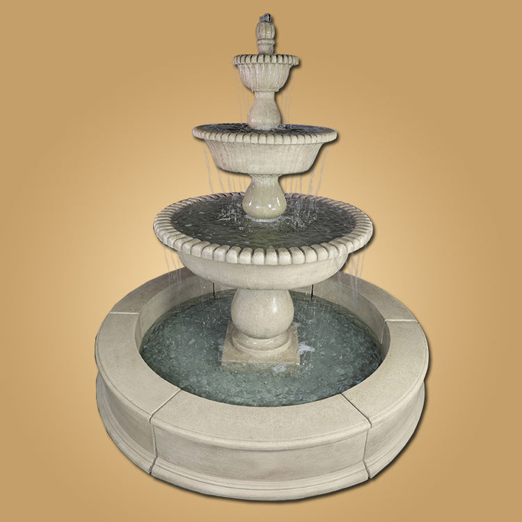 pond fountain Malibu Three Tier