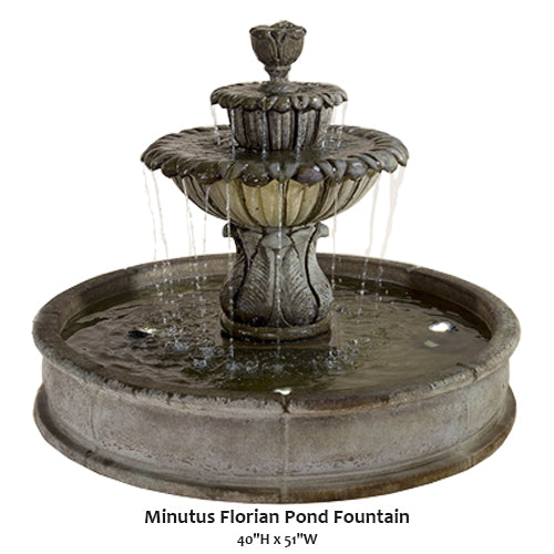 Minutus Florian Pond Fountain