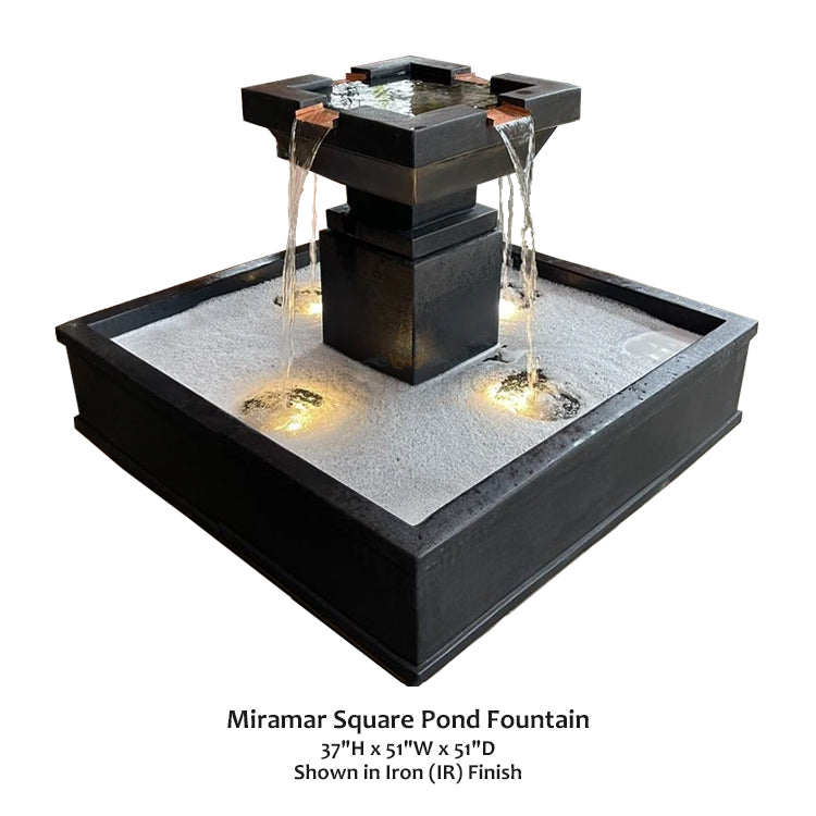 Miramar Square Pond Fountain