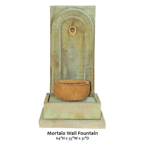 Mortaio Wall Fountain