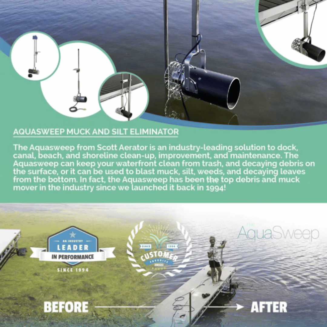 Scott Aerator Aquasweep Floating Muck Blaster