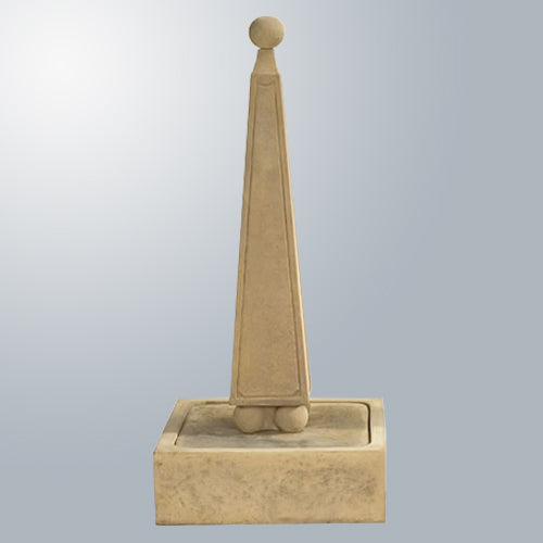 fountain obelisk with ball base