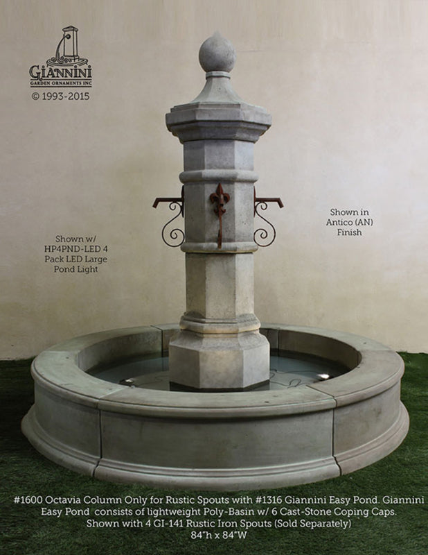 garden fountain Octavia outdoor