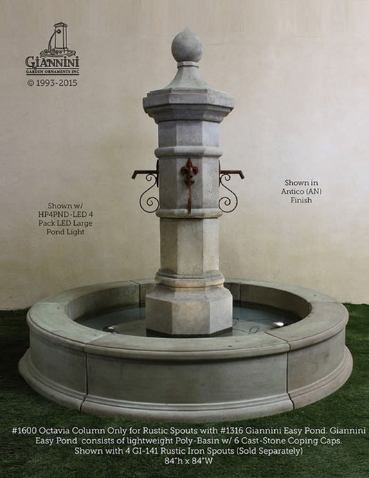 garden fountain Octavia outdoor