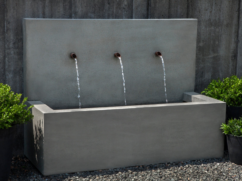 outdoor fountain Long Beach Wall