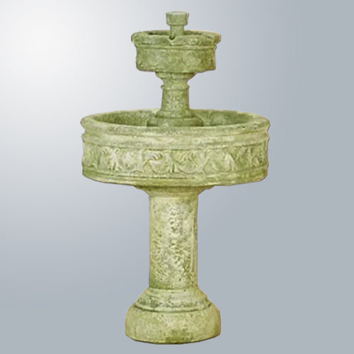 outdoor fountain Paestum two tier