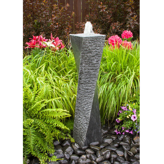 granite fountain twist stone