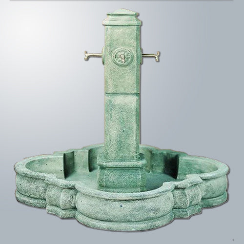 outdoor fountain Portofino spouts