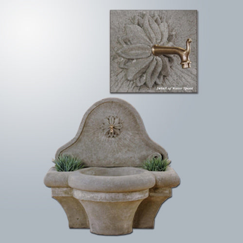 wall fountain Provence spout