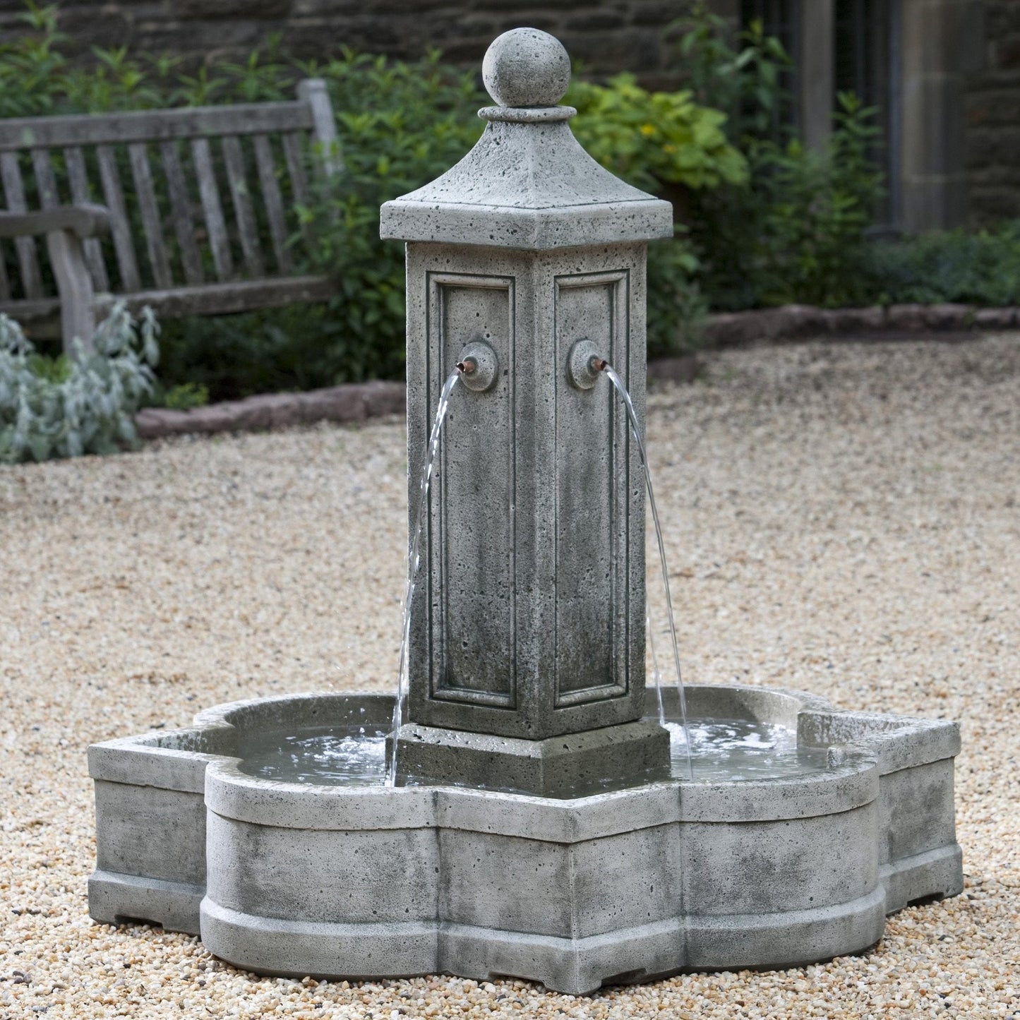 outdoor fountain Provence