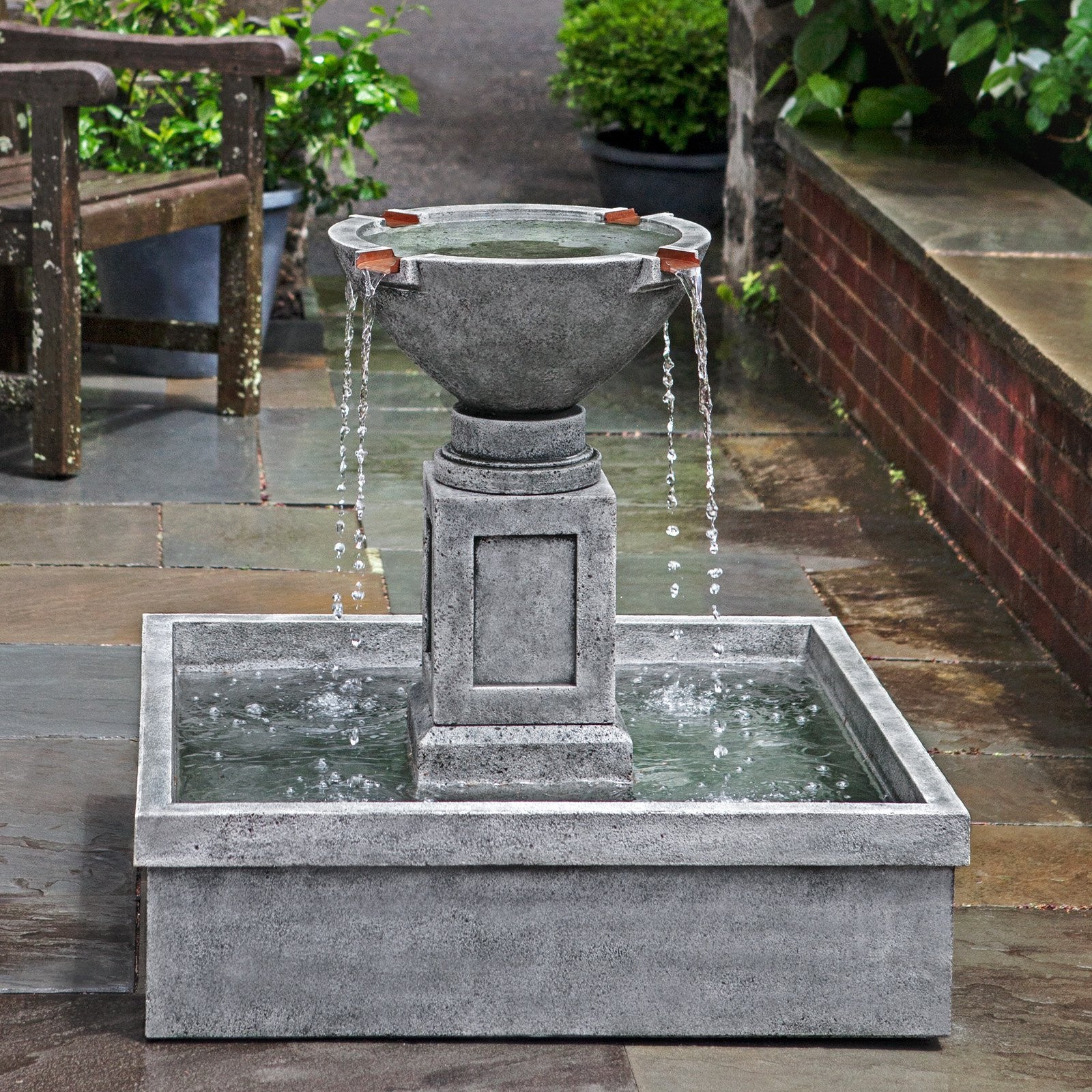 garden fountain Rittenhouse