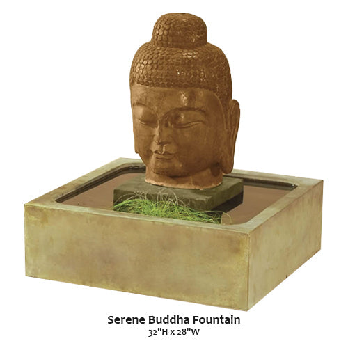 Serene Buddha Fountain