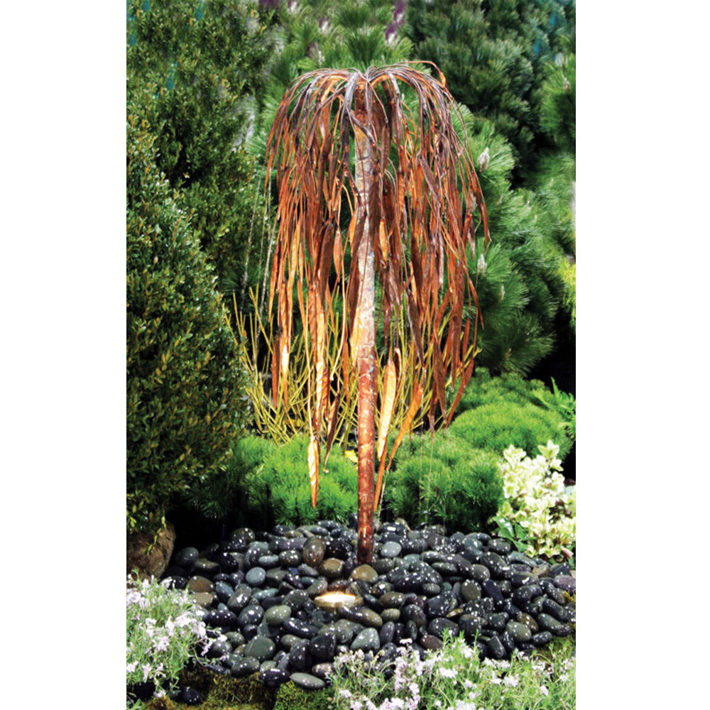 Copper fountain weeping willow