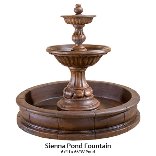 Sienna Pond Fountain