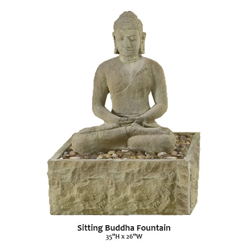 Sitting Buddha Fountain