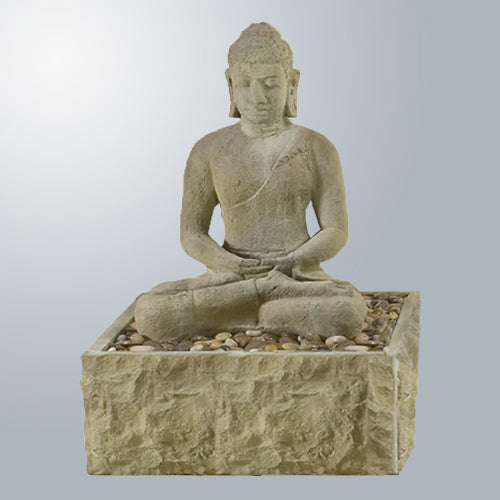 Buddha fountain sitting statue