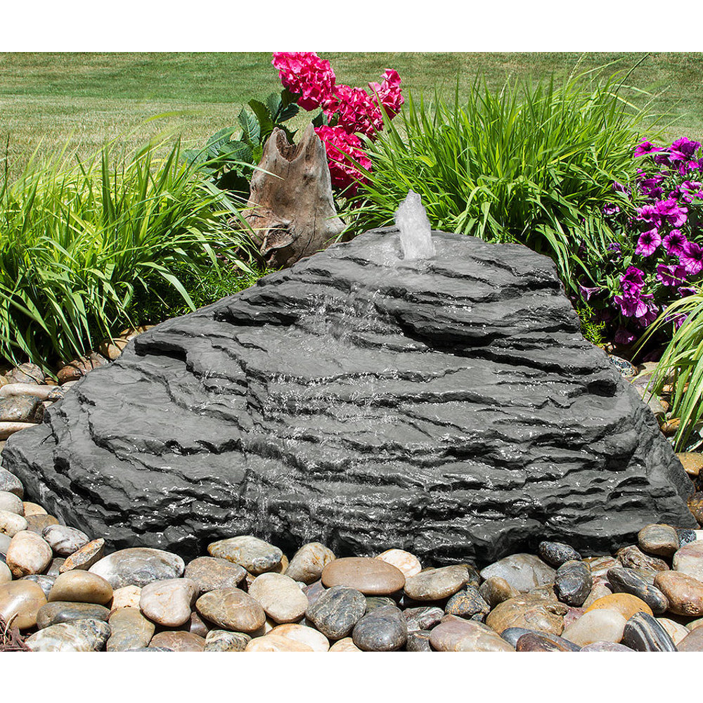 Slate River Falls Stone Fountain