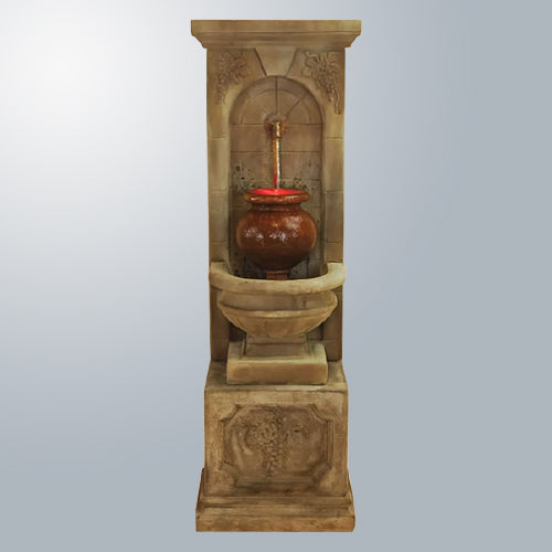 rustic fountain St. Helena Urn