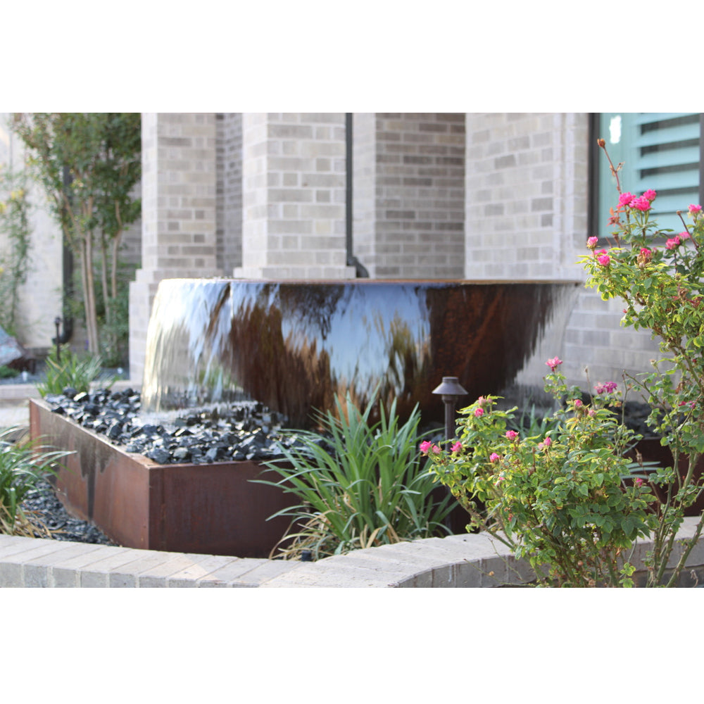 Rustic Sugar Kettle Cast Iron Fountain