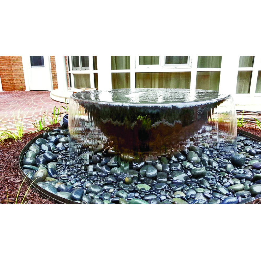 Rustic Sugar Kettle Cast Iron Fountain