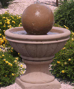 garden fountain GFRC Tuscany Spheres