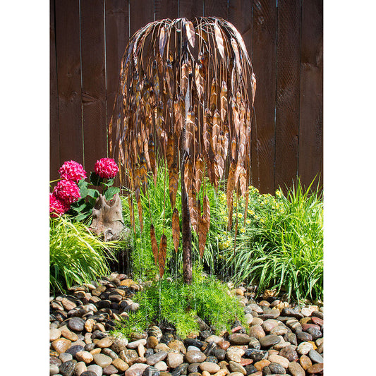 Copper fountain weeping willow