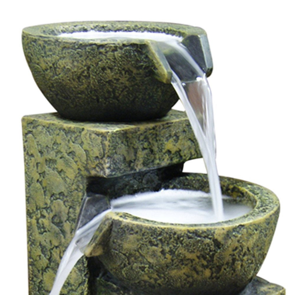 stone fountain Three Tier Bowl