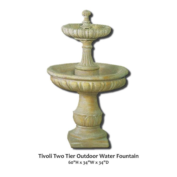 Tivoli Two Tier Outdoor Water Fountain