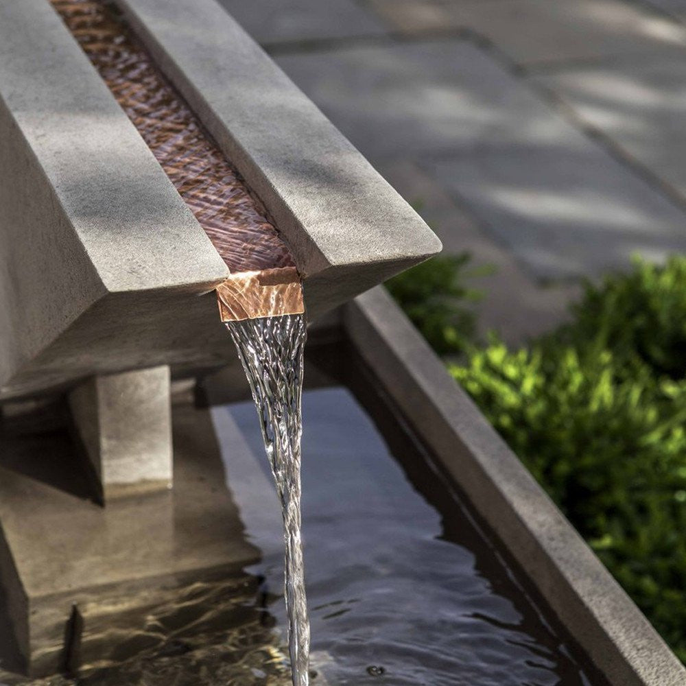 Triad Modern Garden Water Fountain