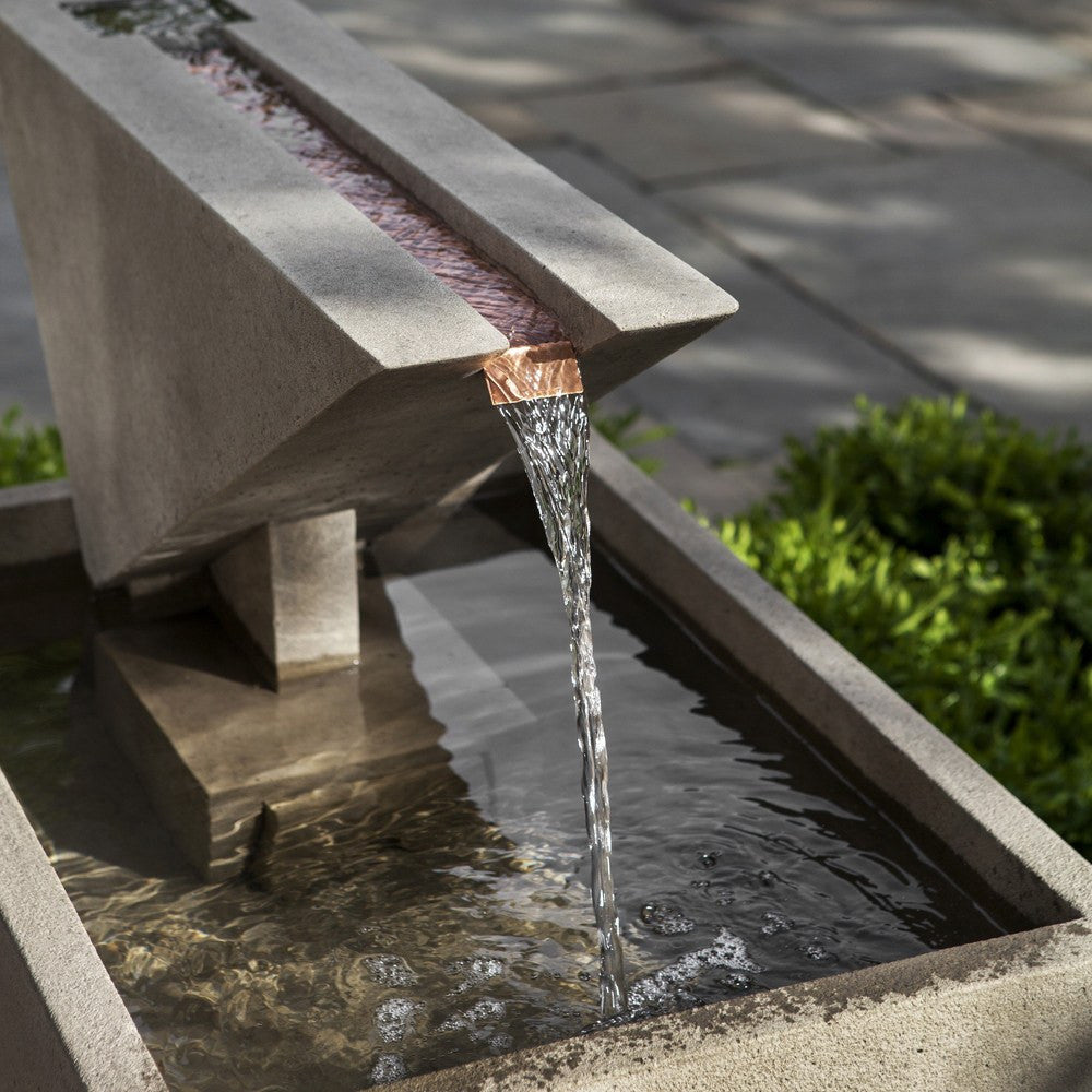 Triad Modern Garden Water Fountain