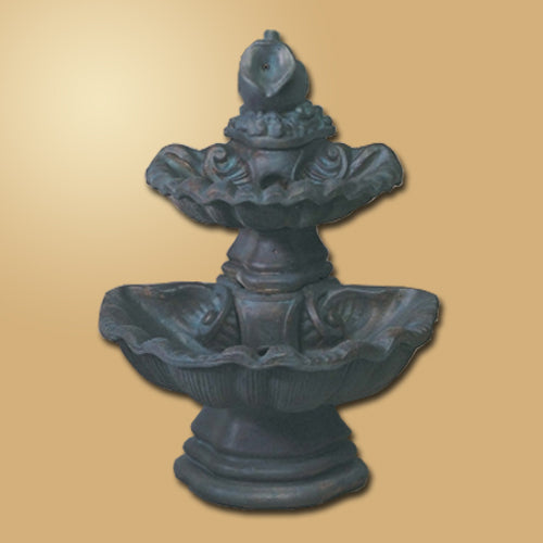 shell fountain two tier pitcher