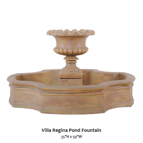 Villa Regina Pond Fountain