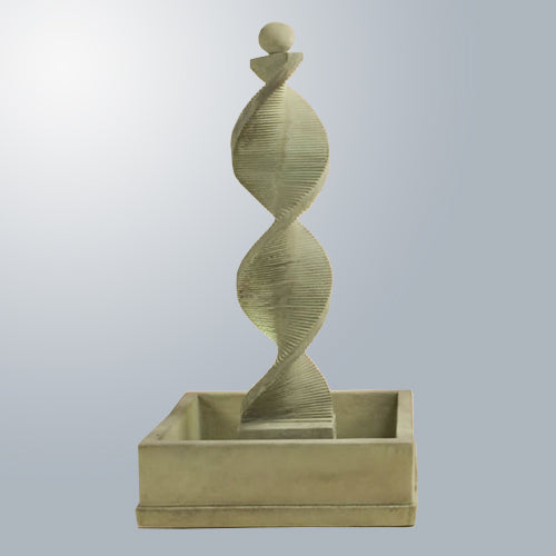 water fountain spiral bowl finial