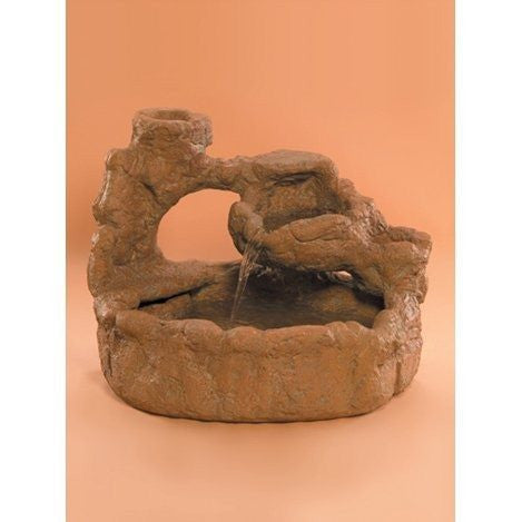 Yosemite Cast Stone Outdoor Fountain - Small