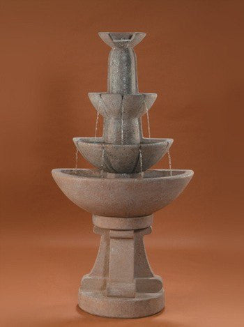 Rio Cast Stone Wall Outdoor Fountain