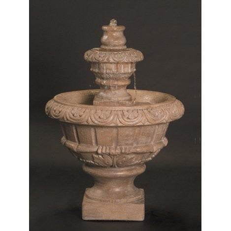 Roma Cast Stone Outdoor Fountain - Small